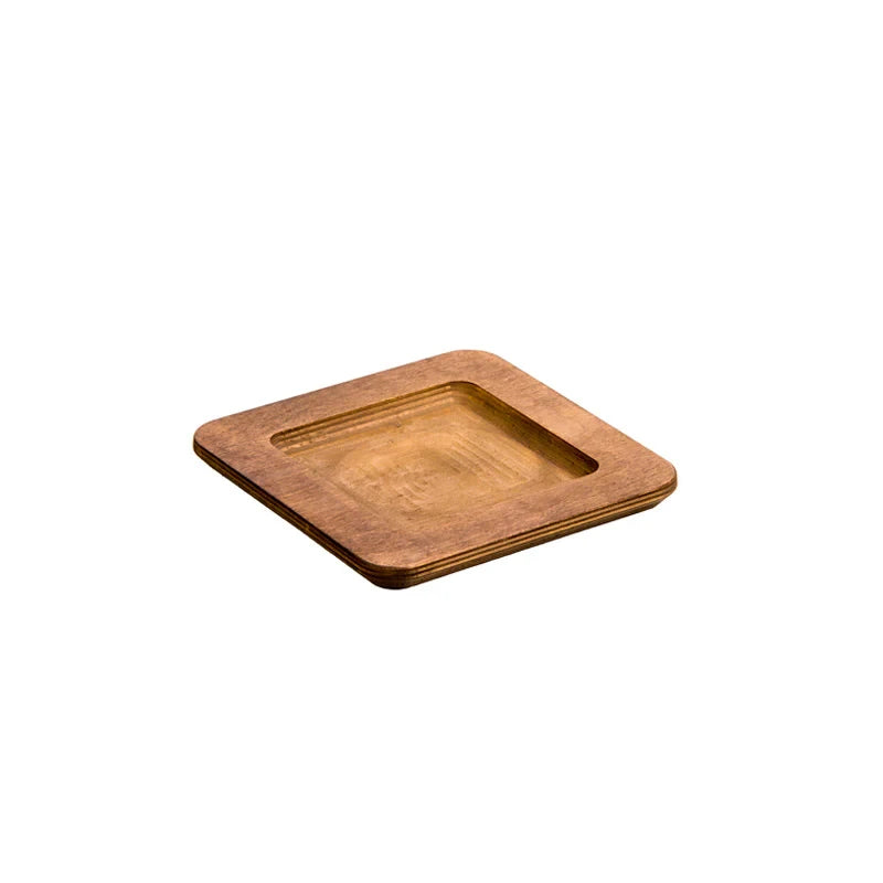 5.5 Square Walnut Wood Underliner 