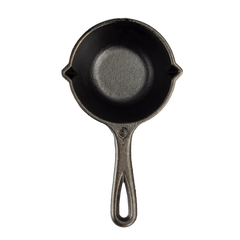 Cast Iron Melting Pot and Silicone Brush